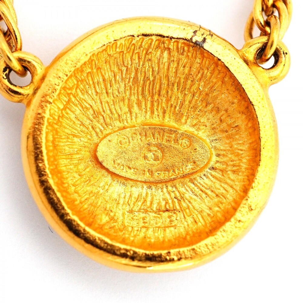 CHANEL Gold Logo Necklace - Picture 5 of 6